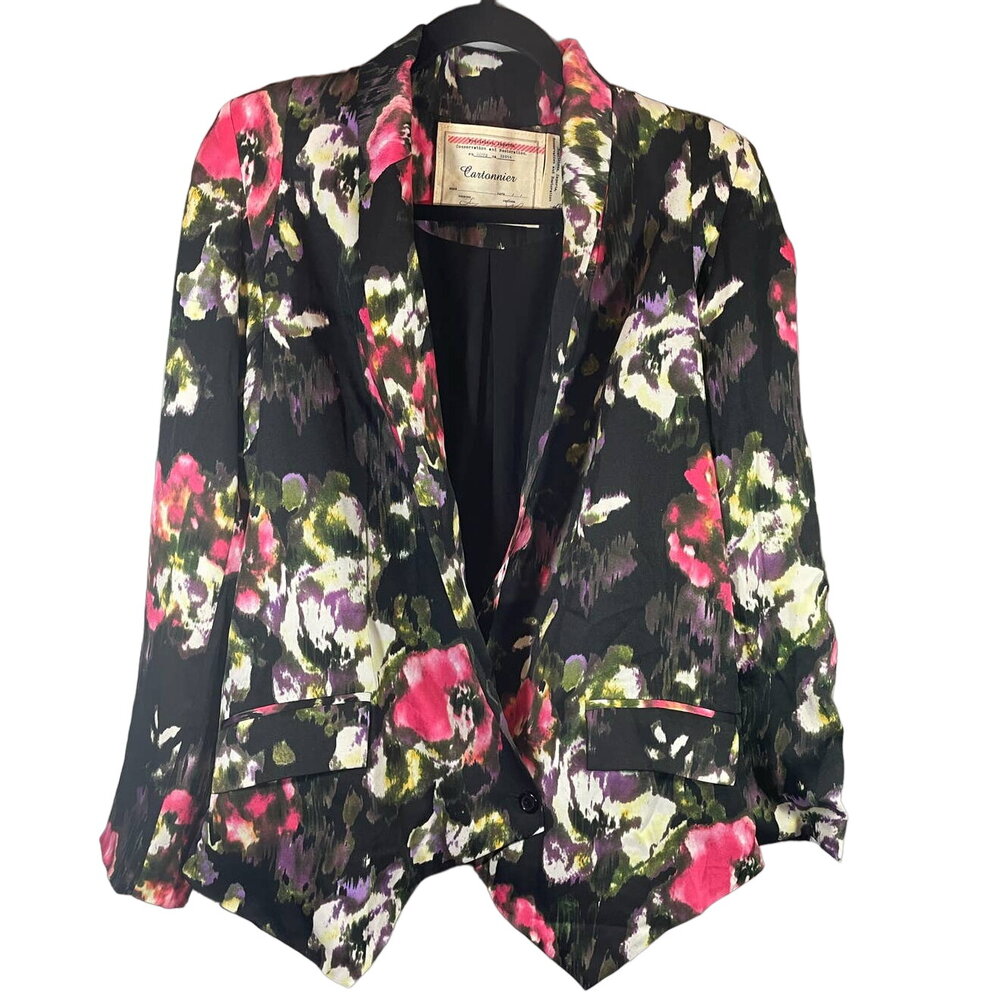 Anthropologie Cartonnier Floral Blazer - Size Small
